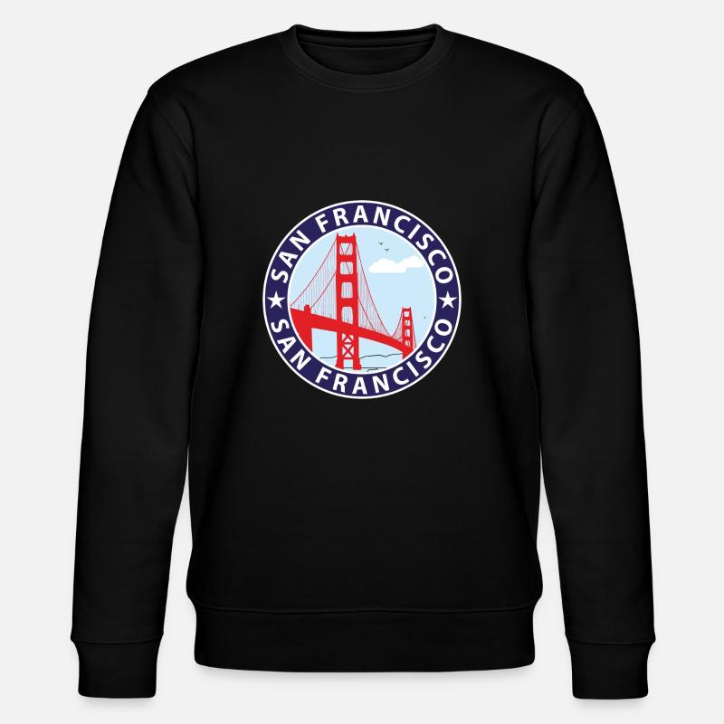 San Francisco - Stanley/Stella Unisex Bio-Sweatshirt CHANGER - Schwarz
