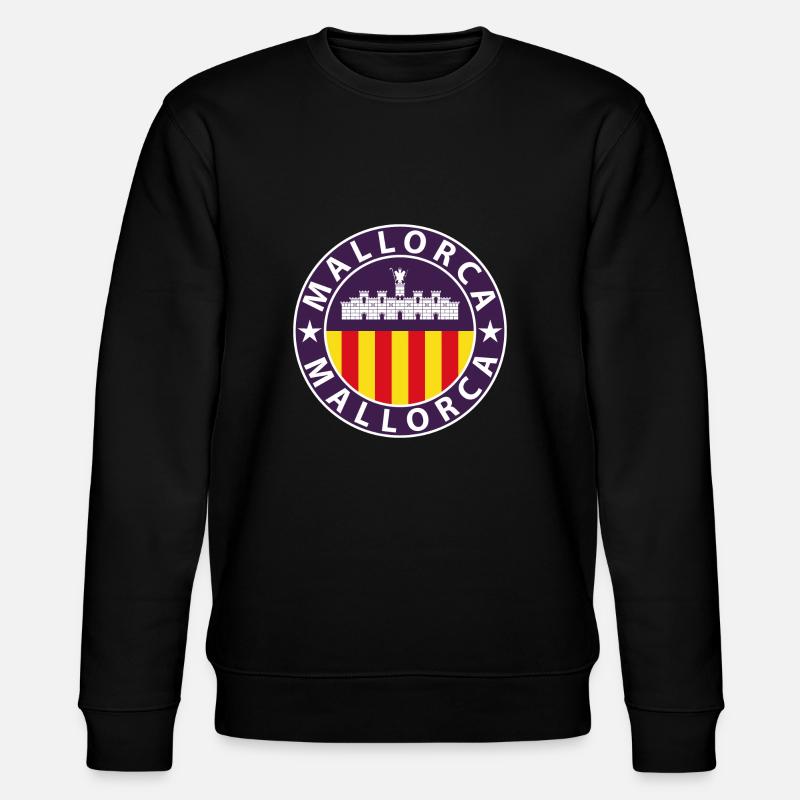 Mallorca - Stanley/Stella Unisex Bio-Sweatshirt CHANGER  - Schwarz