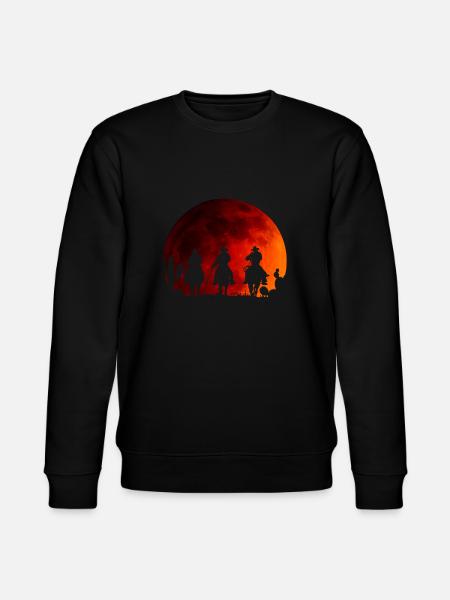 Red Moon Cowboys - Stanley/Stella CHANGER Unisex Organic Sweatshirt - black