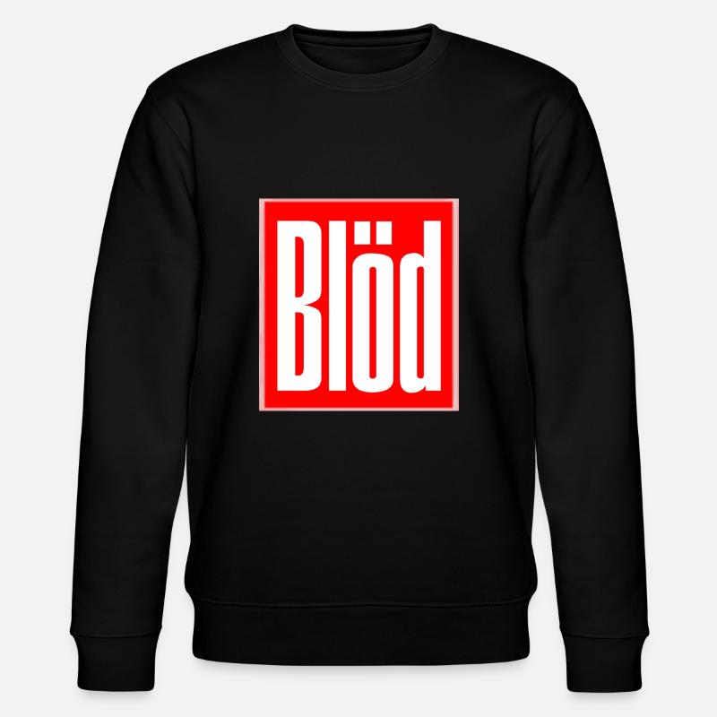 Blöd - Stanley/Stella Unisex Bio-Sweatshirt CHANGER  - Schwarz