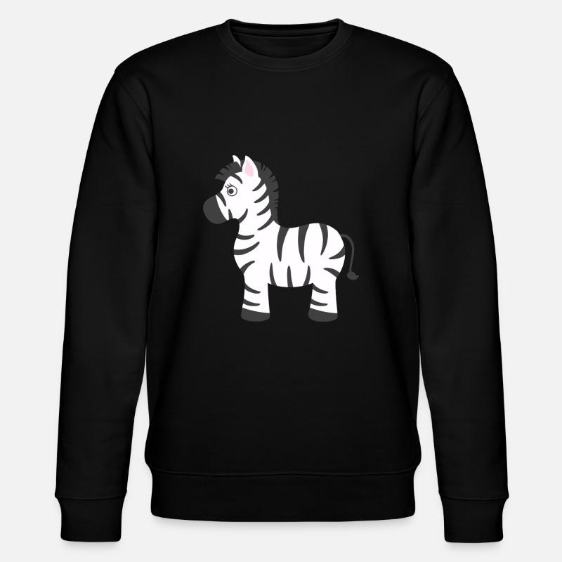 Zebra - Stanley/Stella Unisex Bio-Sweatshirt CHANGER  - Schwarz