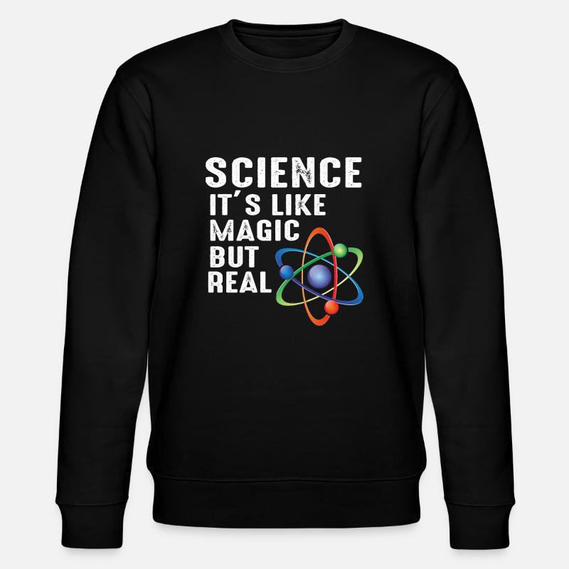 Wissenschaft - Stanley/Stella Unisex Bio-Sweatshirt CHANGER  - Schwarz
