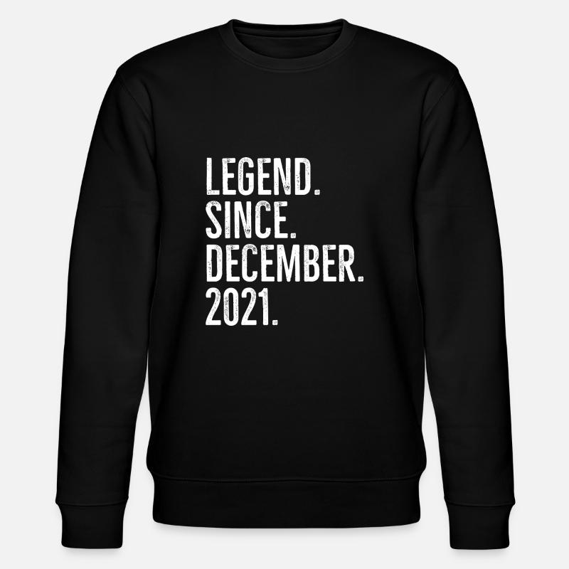 Legend Since December 2021 - Stanley/Stella CHANGER Unisex Organic Sweatshirt - black