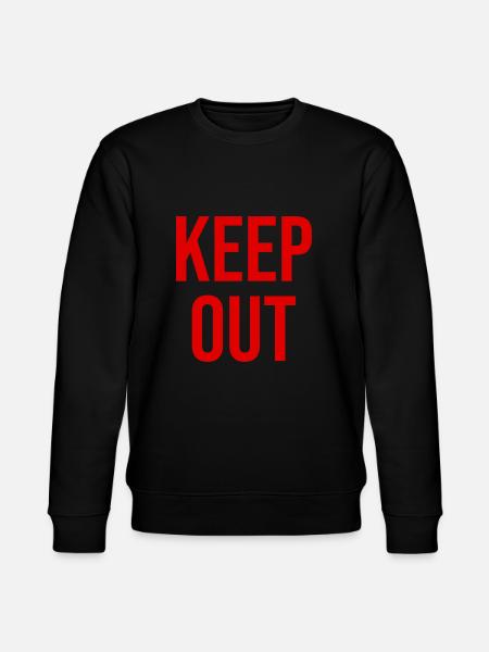 Keep out rouge - Sweat bio CHANGER Stanley/Stella Unisexe - noir