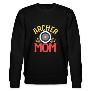 Archer Mom Tir à l’arc Target Bow & Arrows - Sweat bio CHANGER Stanley/Stella Unisexe - noir - Devant - Nik (191cm) & Marisol (170cm)
