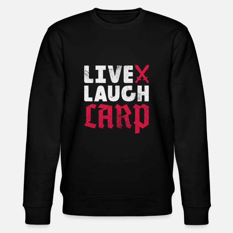 Live Laugh Larp - Stanley/Stella Unisex Bio-Sweatshirt CHANGER - Schwarz