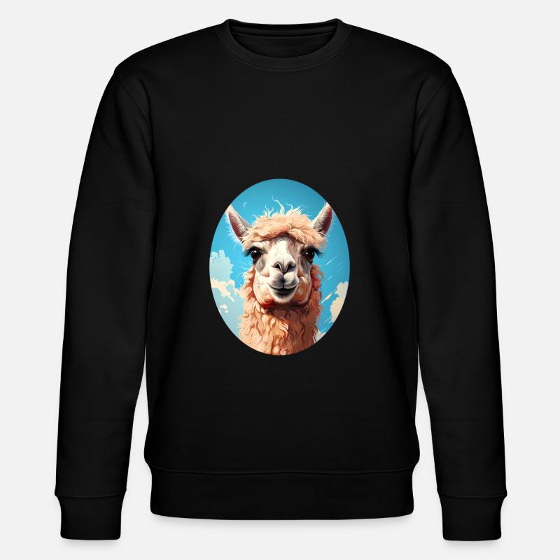 Alpaka - Stanley/Stella Unisex Bio-Sweatshirt CHANGER - Schwarz