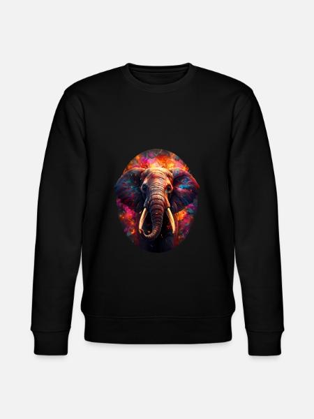 Elephant - Stanley/Stella CHANGER Unisex Organic Sweatshirt - black