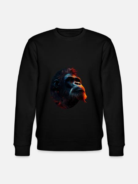 Gorilla - Stanley/Stella CHANGER Unisex Organic Sweatshirt - black