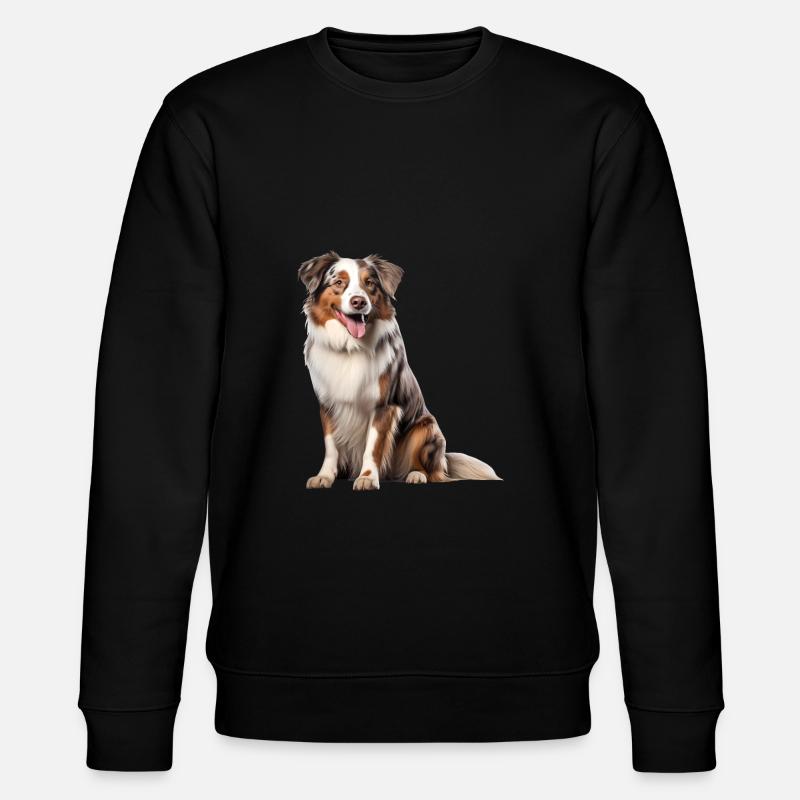 Australian Sheperd - Stanley/Stella Unisex Bio-Sweatshirt CHANGER  - Schwarz
