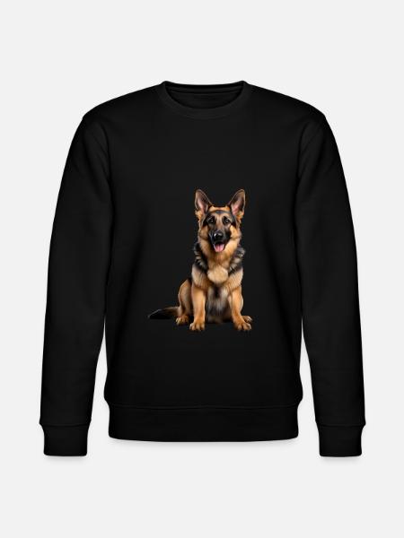 German Shepherd - Stanley/Stella CHANGER Unisex Organic Sweatshirt - black