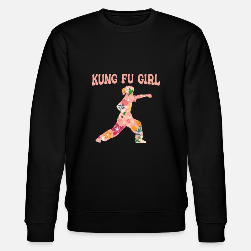 Kung Fu Karaté - Sweat bio CHANGER Stanley/Stella Unisexe - noir