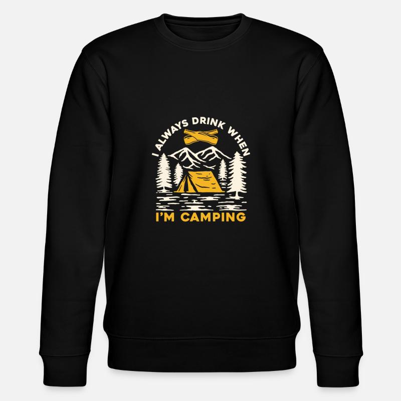 Camping Camping Campsite Camping - Sweat bio CHANGER Stanley/Stella Unisexe - noir
