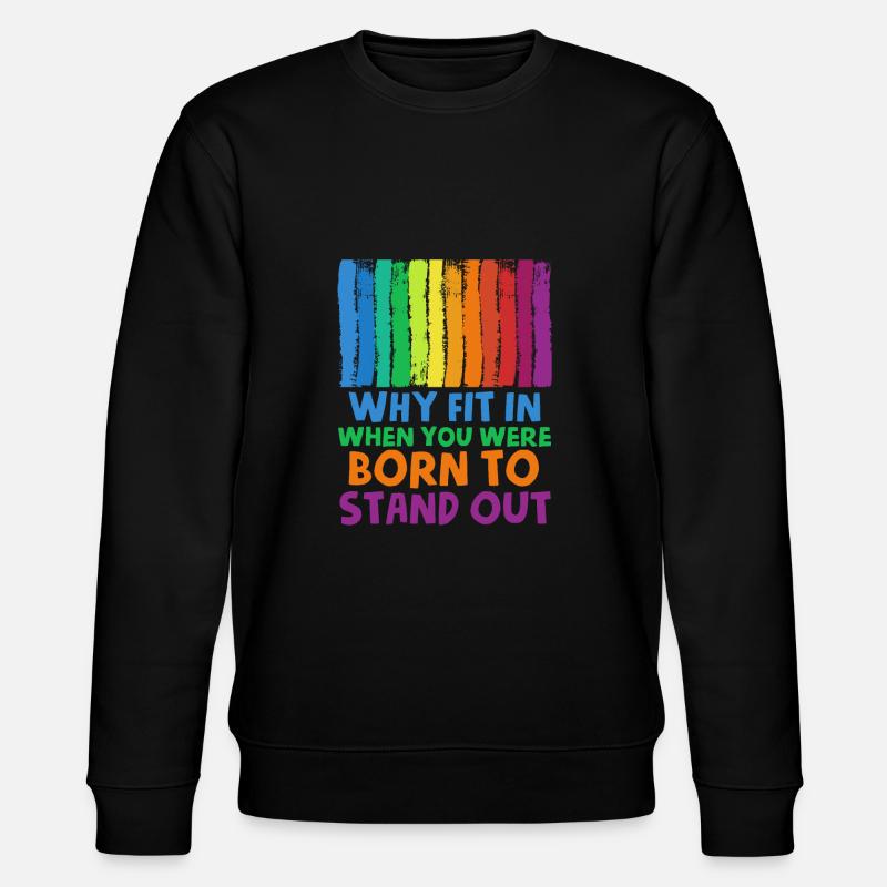 Autismus Autist - Stanley/Stella Unisex Bio-Sweatshirt CHANGER  - Schwarz