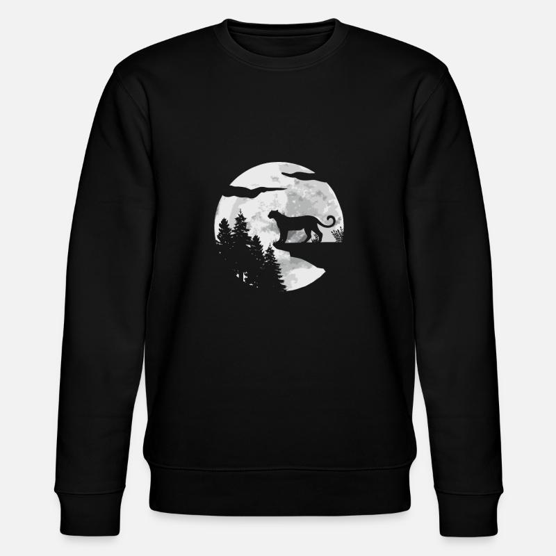 Gepard - Stanley/Stella Unisex Bio-Sweatshirt CHANGER  - Schwarz