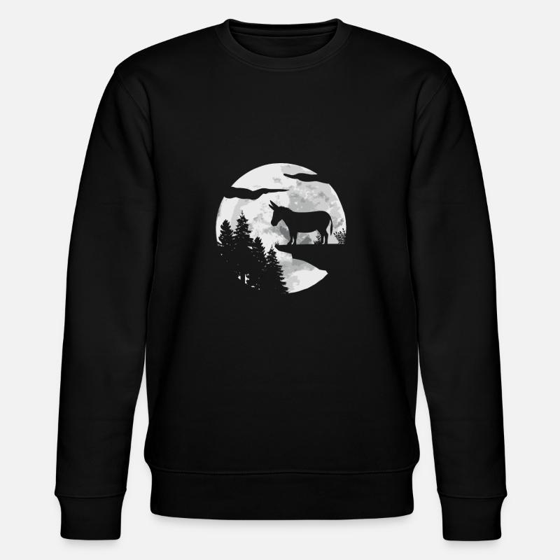 Âne - Sweat bio CHANGER Stanley/Stella Unisexe - noir