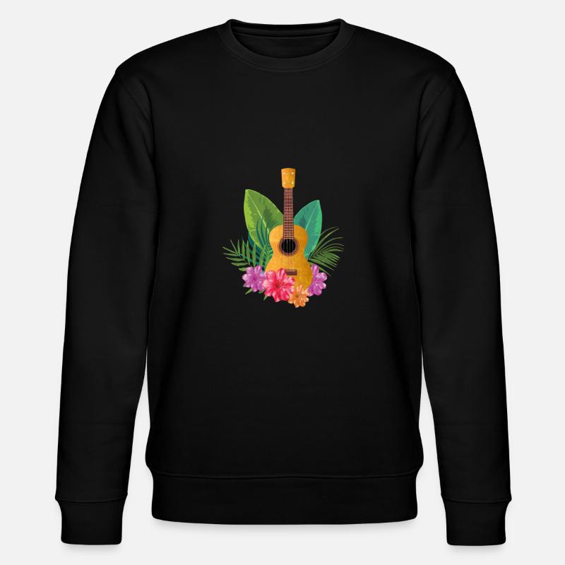 Ukulele - Stanley/Stella Unisex Bio-Sweatshirt CHANGER  - Schwarz
