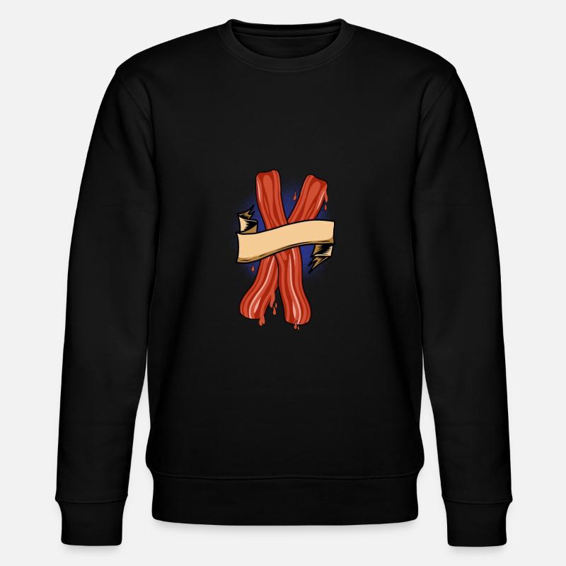 Bacon Bacon Breakfast - Stanley/Stella CHANGER Unisex Organic Sweatshirt - black