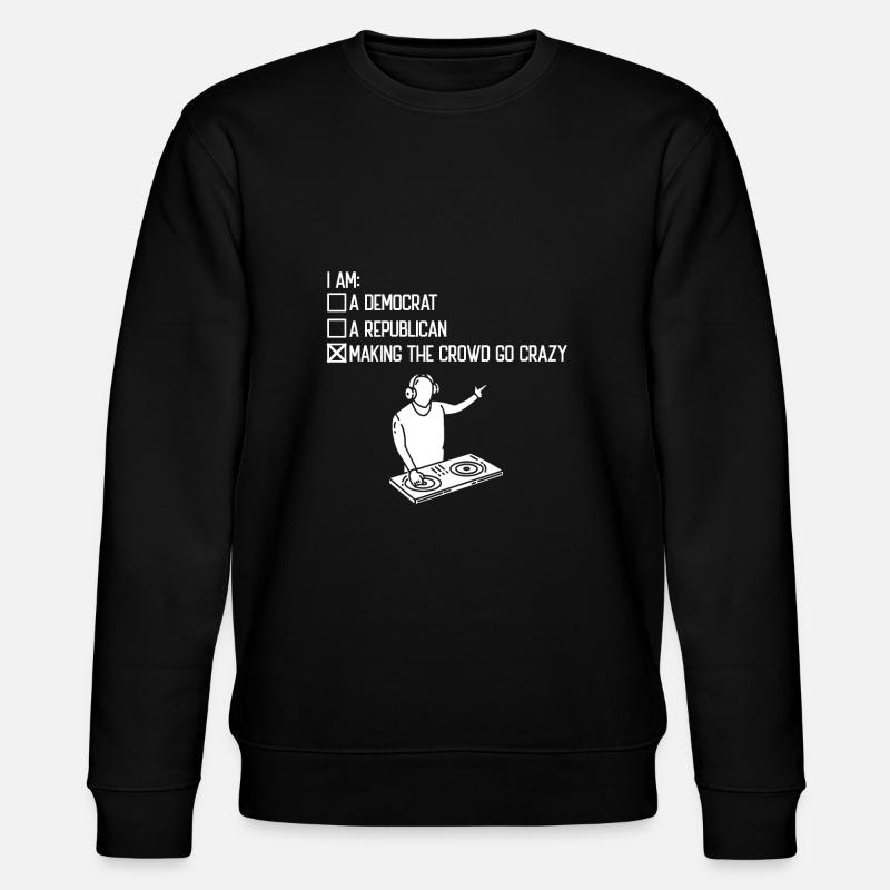 DJ Discjockey - Stanley/Stella Unisex Bio-Sweatshirt CHANGER - Schwarz