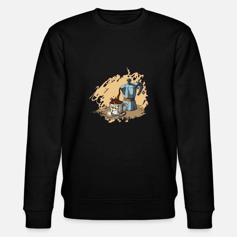 Espresso Kaffee - Stanley/Stella Unisex Bio-Sweatshirt CHANGER  - Schwarz