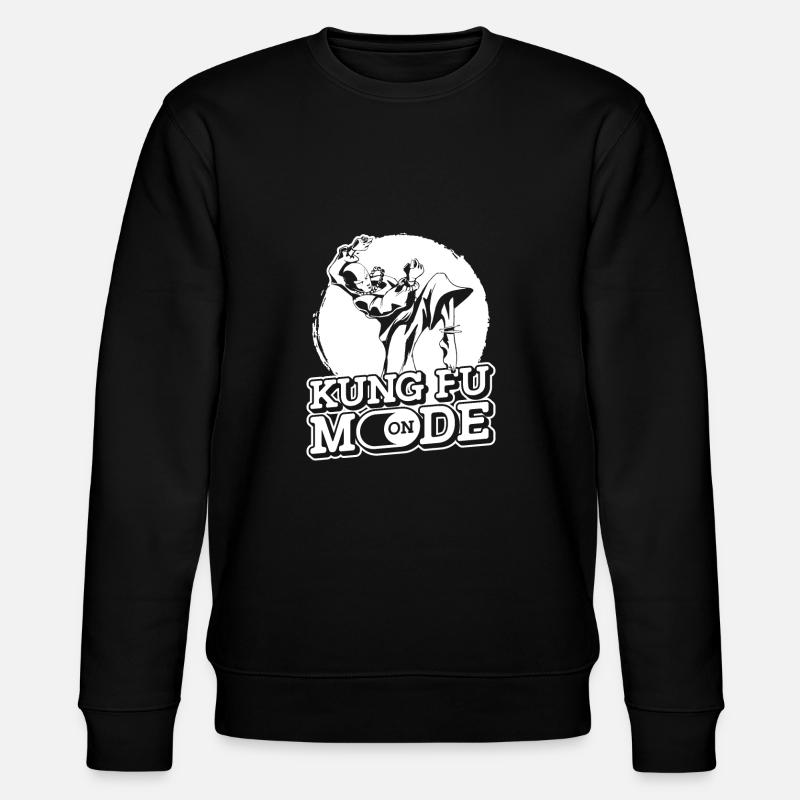 Kung Fu - Stanley/Stella Unisex Bio-Sweatshirt CHANGER  - Schwarz