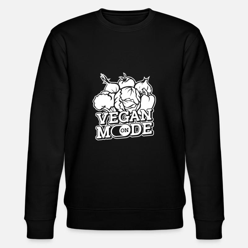 Vegan Veganer - Stanley/Stella Unisex Bio-Sweatshirt CHANGER  - Schwarz