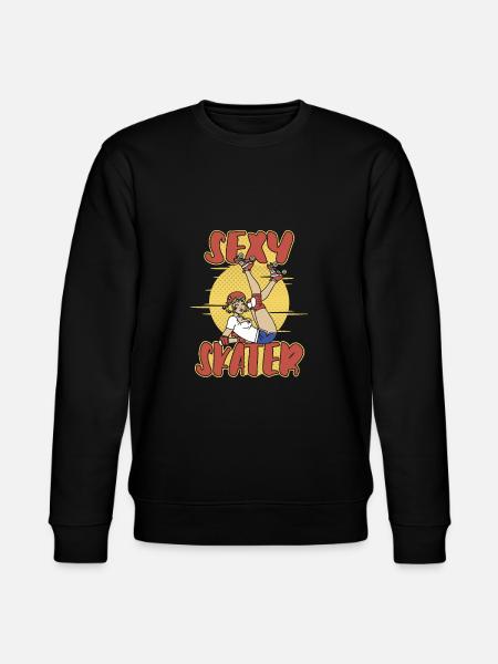 Roller Skates Running Roller Skates - Stanley/Stella CHANGER Unisex Organic Sweatshirt - black