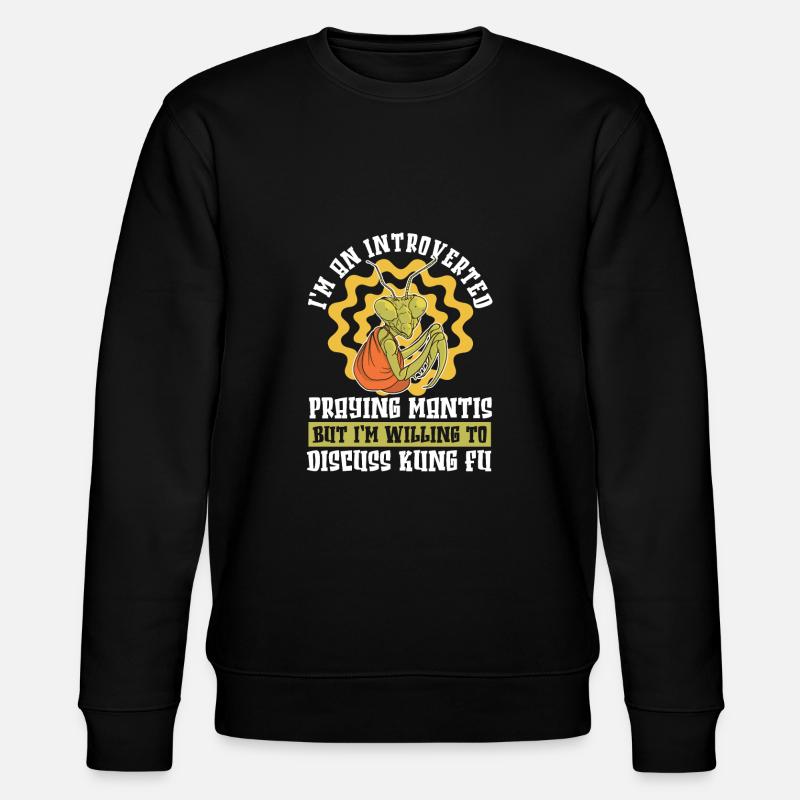 Kung Fu - Stanley/Stella Unisex Bio-Sweatshirt CHANGER  - Schwarz