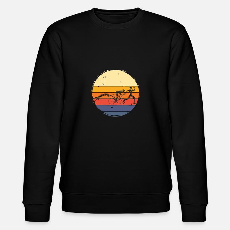 Triathlon - Stanley/Stella CHANGER Unisex Organic Sweatshirt - black