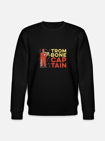 Trombone - Stanley/Stella CHANGER Unisex Organic Sweatshirt - black