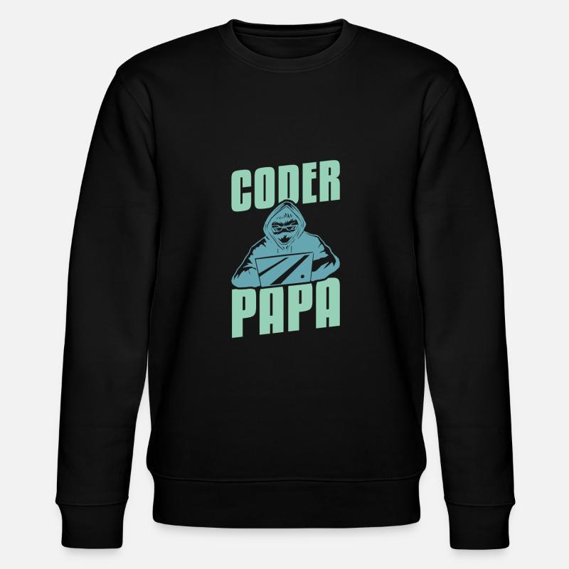 Programmierer Coder Software Entwickler - Stanley/Stella Unisex Bio-Sweatshirt CHANGER - Schwarz