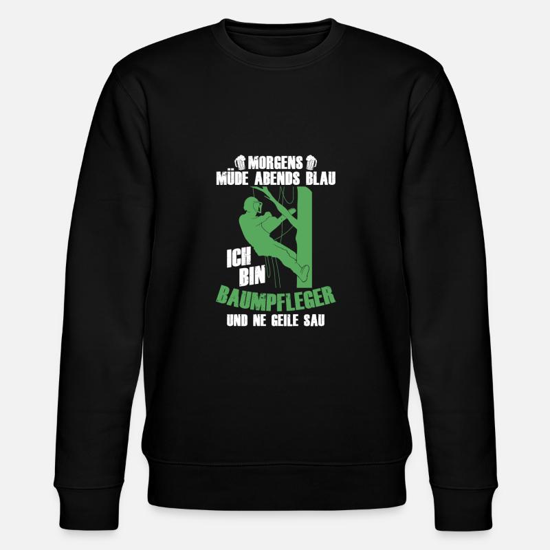 Baumklettern Baumpfleger Arborist Baumkletterer - Stanley/Stella Unisex Bio-Sweatshirt CHANGER - Schwarz