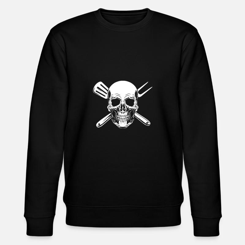Grill grill maître BBQ - Sweat bio CHANGER Stanley/Stella Unisexe - noir