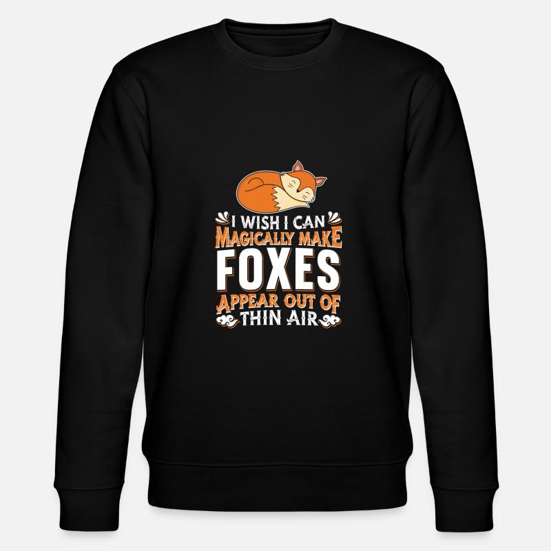 Fox - Stanley/Stella CHANGER Unisex Organic Sweatshirt - black