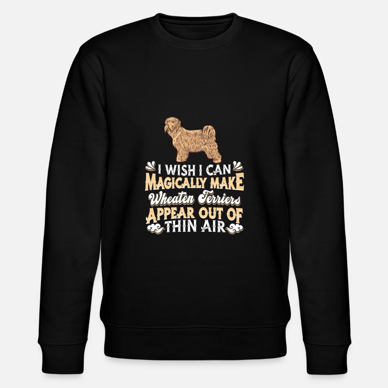 Wheaten Terrier Hund - Stanley/Stella Unisex Bio-Sweatshirt CHANGER  - Schwarz