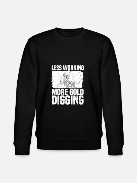 Gold Mining Gold Mine - Stanley/Stella CHANGER Unisex Organic Sweatshirt - black