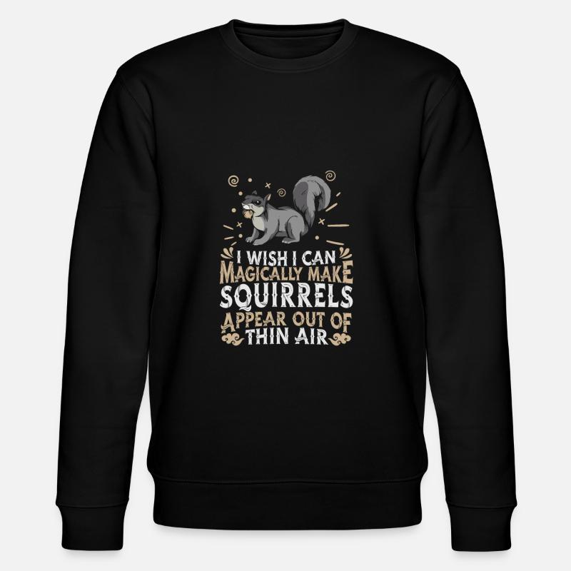 Squirrel - Stanley/Stella CHANGER Unisex Organic Sweatshirt - black