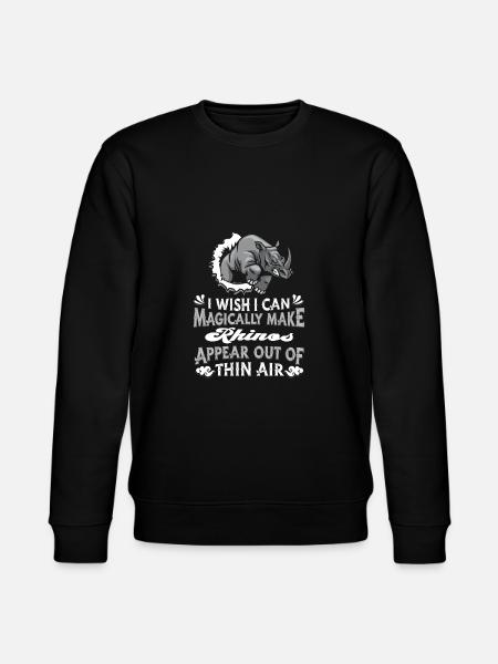 Rhino Nashorn - Stanley/Stella CHANGER Unisex Organic Sweatshirt - black