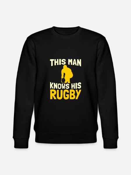 Rugby - Stanley/Stella CHANGER Unisex Organic Sweatshirt - black