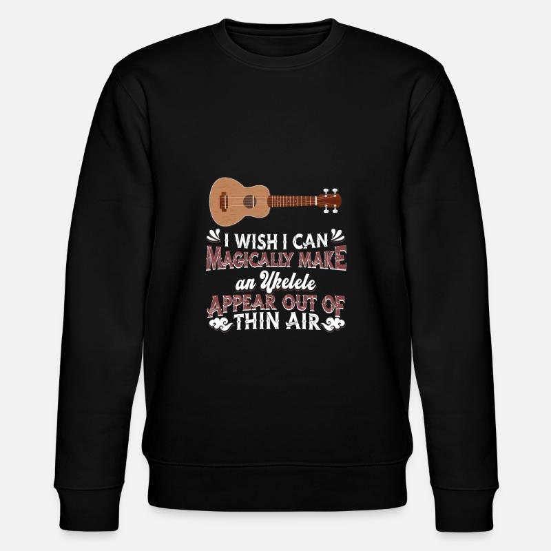 Ukulele - Stanley/Stella CHANGER Unisex Organic Sweatshirt - black