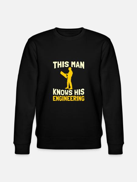 Engineer Master Technician Diploma - Stanley/Stella CHANGER Unisex Organic Sweatshirt - black