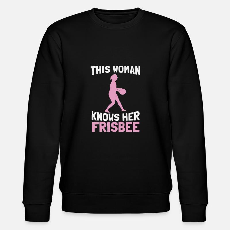Frisbee - Stanley/Stella Unisex Bio-Sweatshirt CHANGER - Schwarz