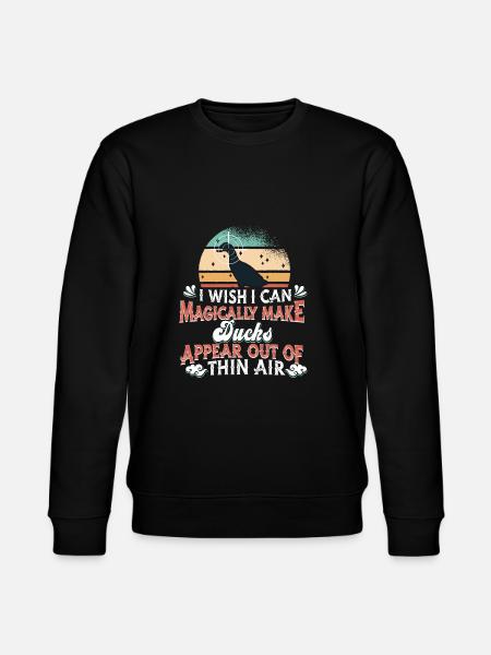 Duck shooting - Stanley/Stella CHANGER Unisex Organic Sweatshirt - black
