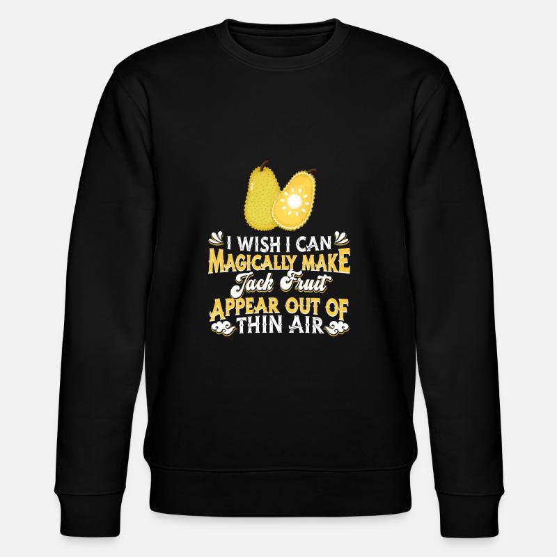 Jackfruit Jackfruit Fruit Fruit - Stanley/Stella CHANGER Unisex Organic Sweatshirt - black