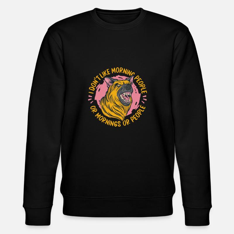 Deutscher Schäferhund German Shepherd - Stanley/Stella Unisex Bio-Sweatshirt CHANGER  - Schwarz