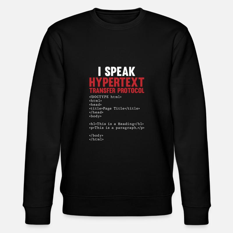 Programmer Coder Software Developer - Stanley/Stella CHANGER Unisex Organic Sweatshirt - black