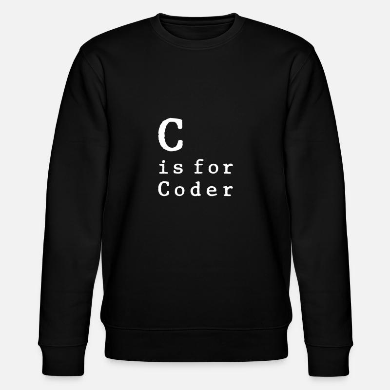 Programmer Coder Software Developer - Stanley/Stella CHANGER Unisex Organic Sweatshirt - black
