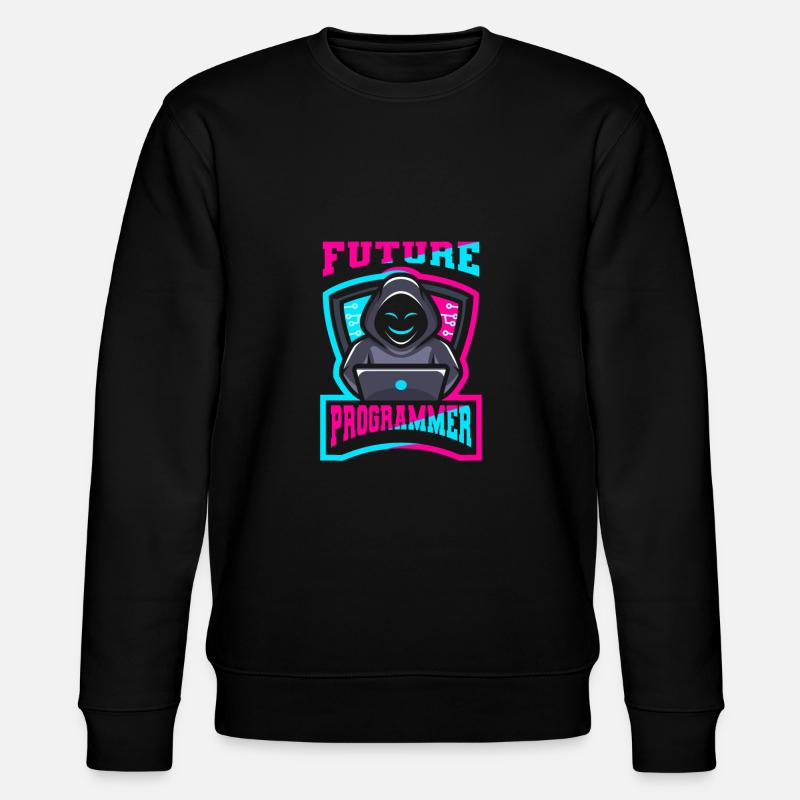 Programmer Coder Software Developer - Stanley/Stella CHANGER Unisex Organic Sweatshirt - black