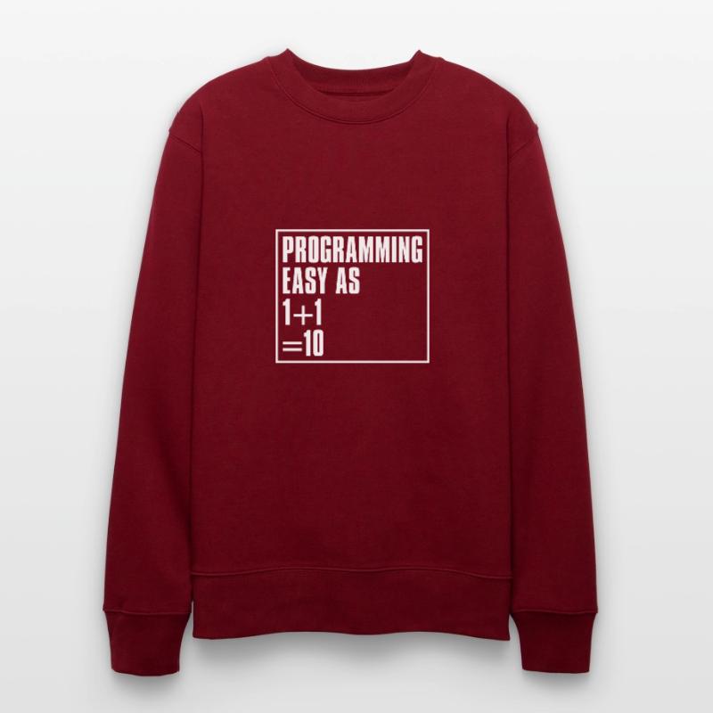 Programmer Coder Software Developer Stanley/Stella CHANGER Unisex Organic Sweatshirt