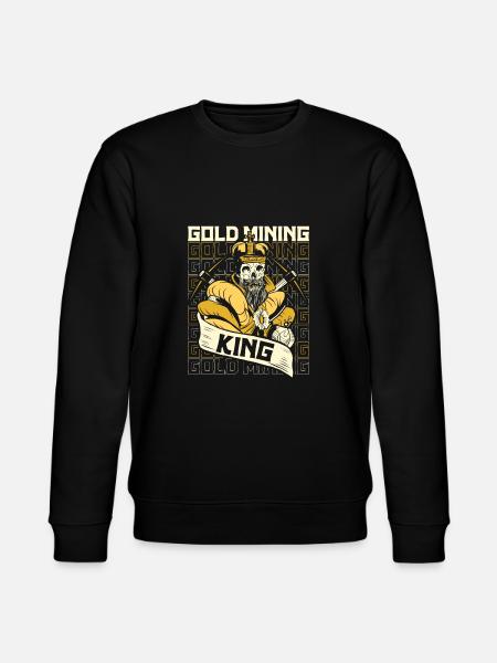 Gold Mining Gold Mine - Stanley/Stella CHANGER Unisex Organic Sweatshirt - black